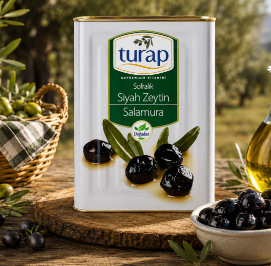 Gemlik Siyah Salamura Zeytin (10 kg Teneke)
